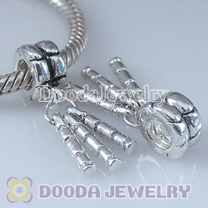 Wholesale European style silver plated beads and charms