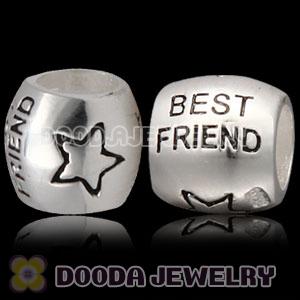 925 Sterling Silver European Style BEST FRIEND Beads