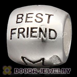 925 Sterling Silver European Style BEST FRIEND Beads