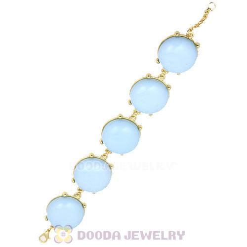 Cheap Resin Bead Orange Morning Sky Blue Bracelets Wholesale