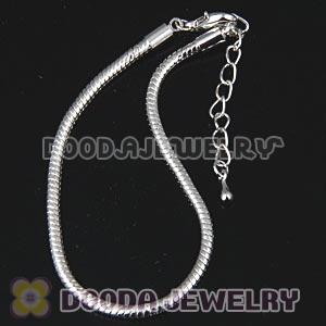 19CM Charm Jewelry Silver Plated Bracelet Chains Lobster Lock