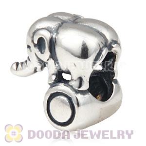 925 Sterling Silver Elephant Charm Beads Wholesale