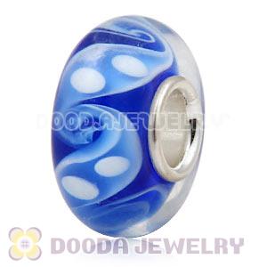 925 sterling silver single core Charm Jewelry glass beads