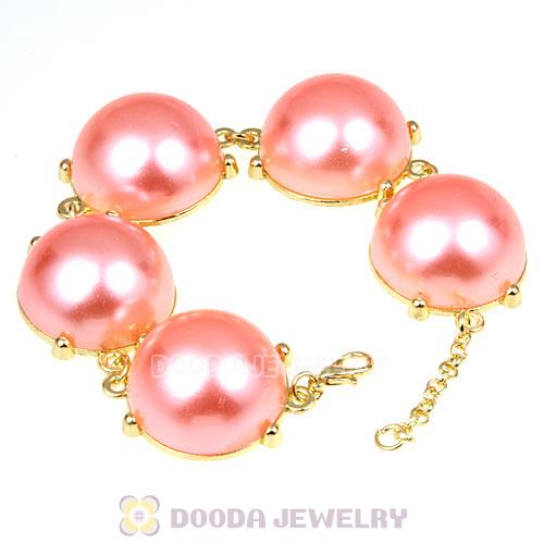 2013 Fashion Jewelry Pink Pearl Bubble Bracelet Wholesale