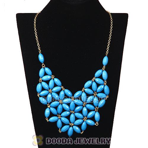 2013 New Products Blue Bubble Necklace For Women Wholesale