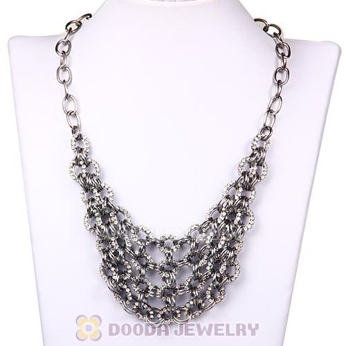 2013 Fashion Costume Jewelry Ladies Crystal Chunky Chain Necklace Wholesale