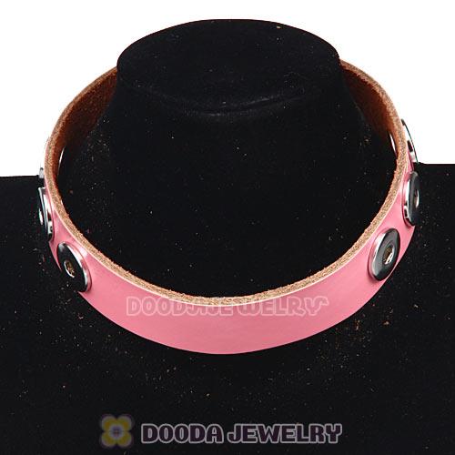 Pink Noosa Amsterdam Leather Necklaces Nude Wholesale