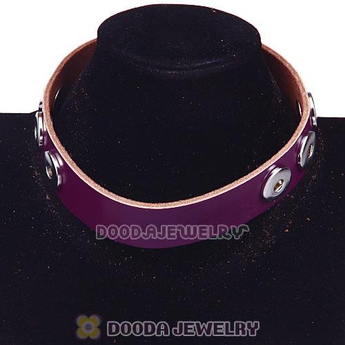 Purple Noosa Amsterdam Leather Necklaces Nude Wholesale