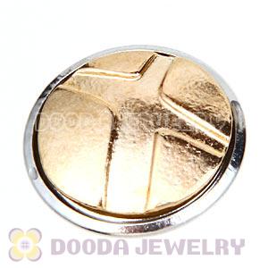 Cheap Gold Plated Alloy Metal Noosa Chunks Button Wholesale