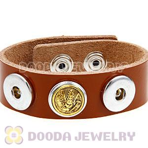 Cheap Gold Plated Alloy Metal Noosa Chunks Button Wholesale