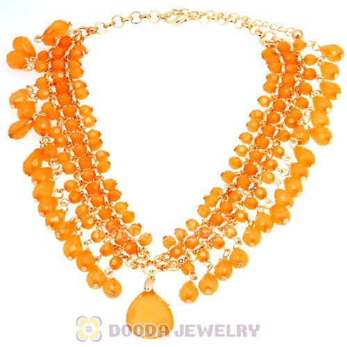 Chunky Costume Jewelry Resin Plastic Bubble Bib Necklace Wholesale