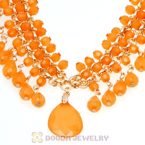 Chunky Costume Jewelry Resin Plastic Bubble Bib Necklace Wholesale