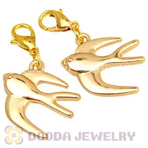 Gold Plated Alloy European Jewelry Charms Wholesale