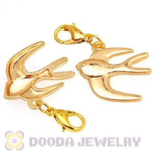Gold Plated Alloy European Jewelry Charms Wholesale