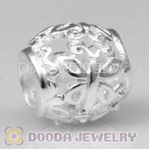 Sterling Silver European Butterfly Garden Beads Wholesale
