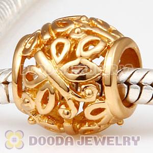 Gold Plated Sterling European Butterfly Garden Charm Beads Wholesale