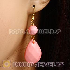 Fashion Hoop Pink Bubble Earrings Wholesale