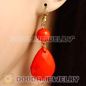 Fashion Hoop Orange Bubble Earrings Wholesale