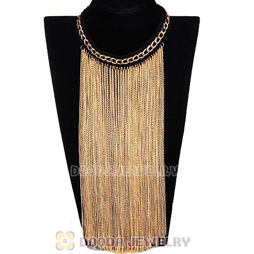 Costume Jewelry Necklace Tassel Choker Collar Bib Necklace