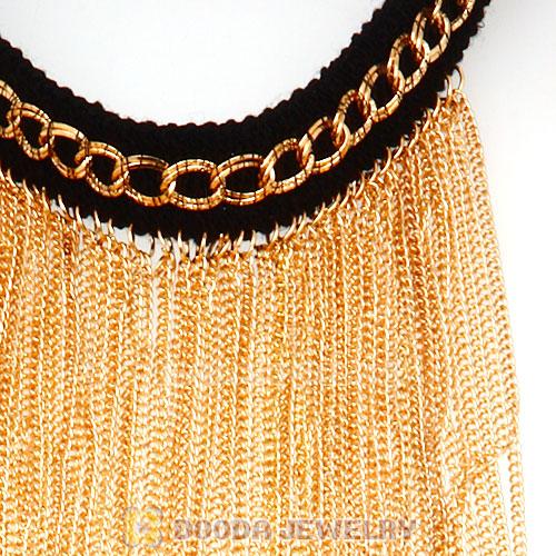 Costume Jewelry Necklace Tassel Choker Collar Bib Necklace