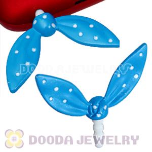 Wholesale Ribbonne Earphone Jack Accessory Plug Blue