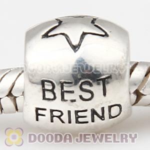 S925 Sterling Silver European Beads Best Friend