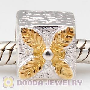 Gold Plated European Style 925 Silver Beads