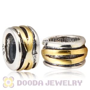 Gold Plated Line and 925 Silver Jewelry Beads