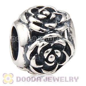 925 Sterling Silver Rose Bead suit European Largehole Jewelry Bracelet