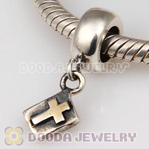 Charm Jewelry 925 Silver Beads Dangle Gold Plated Bible