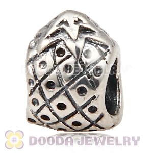 S925 Sterling Silver Charm Jewelry Pineapple Beads