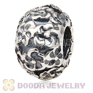 S925 Sterling Silver European Style Flower to Flower Beads