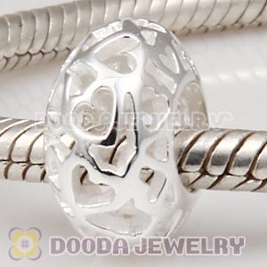 925 Sterling Silver Hollow Cage Charms and Beads