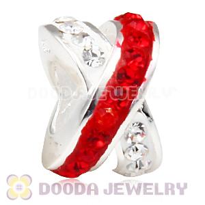  925 Sterling Silver Treasured Charm Beads With Austrian Crystal Wholesale 
