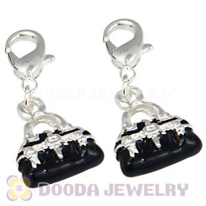 Wholesale Tscharm Jewelry Silver Plated Alloy Purple Handbag Charms