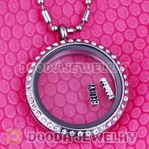 Alloy BELIEVE Floating Locket Charms Wholesale