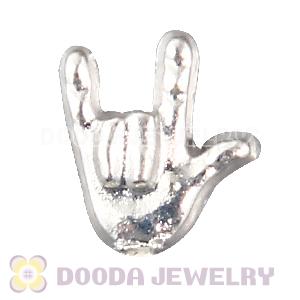 Alloy Hand Floating Locket Charms Wholesale