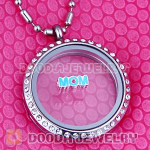 Alloy MOM Floating Locket Charms Wholesale