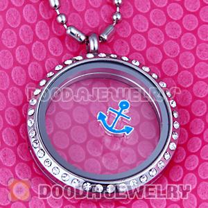 Alloy Anchor Floating Locket Charms Wholesale