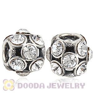 European Sterling Silver Whimsical Lights with Crystal Austrian Crystal Charm