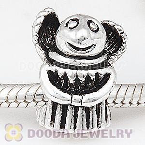 Antique Silver Plated European Style Alloy Angel Beads