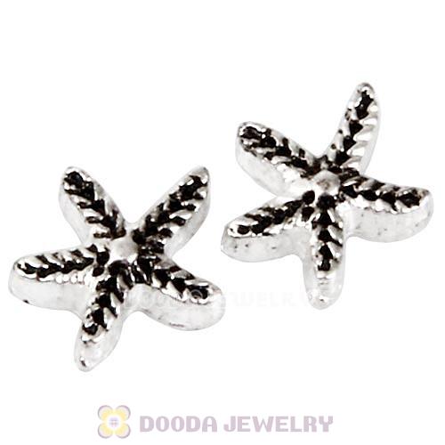 Alloy Snowflake Floating Locket Charms Wholesale
