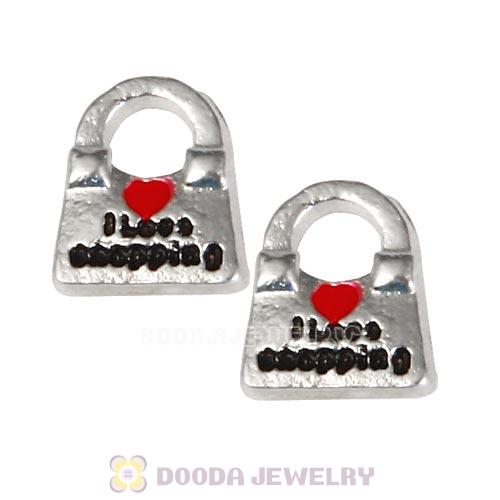 Alloy Handbag Floating Locket Charms Wholesale