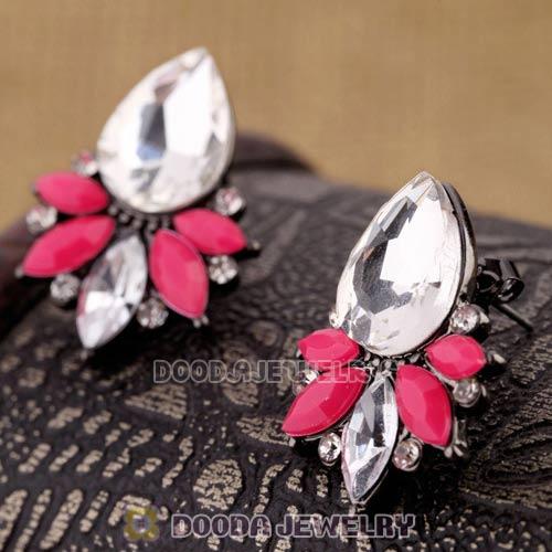 2013 Design Lollies Roseo Crystal Stud Earrings