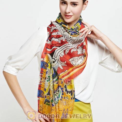 Urban Retro Wool Colorful Pashmina Shawl Scarves