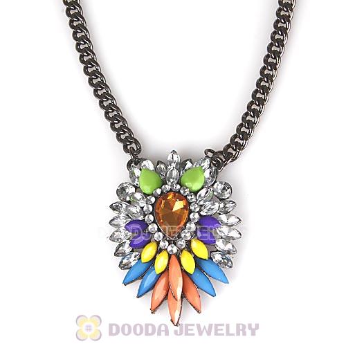 2013 Design Lollies MultiColor Resin Crystal Pendant Necklaces Wholesale