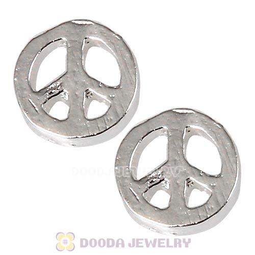 Alloy Peace Floating Locket Charms Wholesale