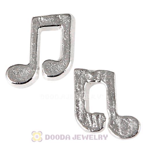 Alloy Music Floating Locket Charms Wholesale