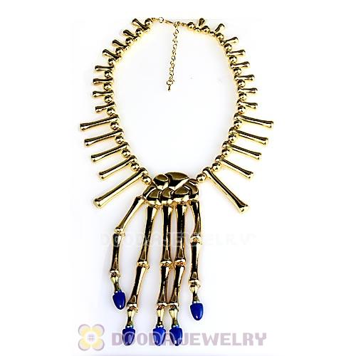 Fashion Gold Plated Bone Necklaces Wholesale