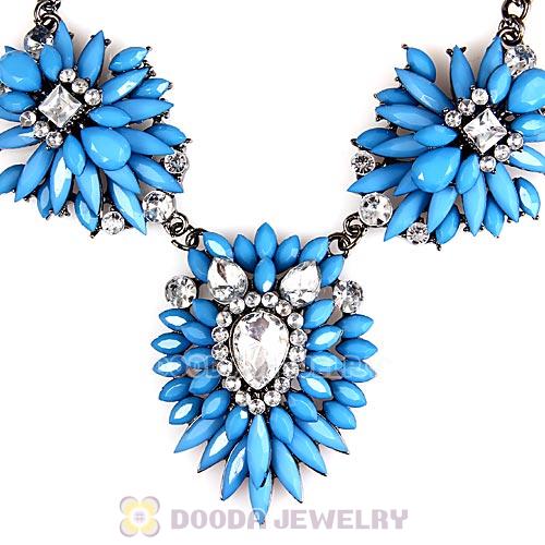 Fashion 2013 Design Lollies Blue Three Pendant Necklaces Wholesale